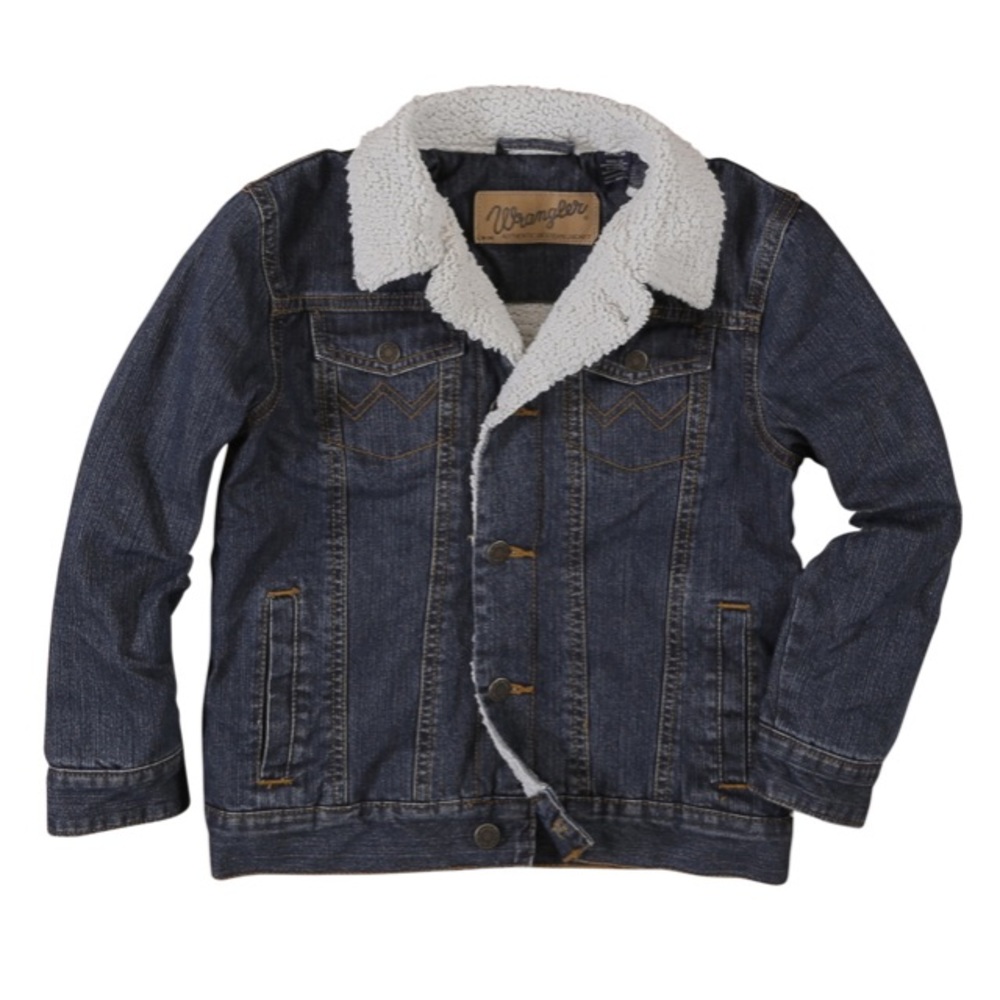 NEW! Wrangler Sherpa Lined Denim Jacket (Youth)